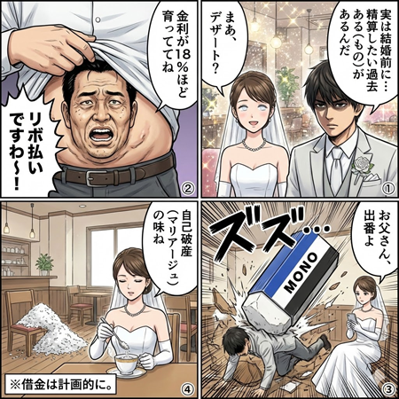 結婚前に借金精算